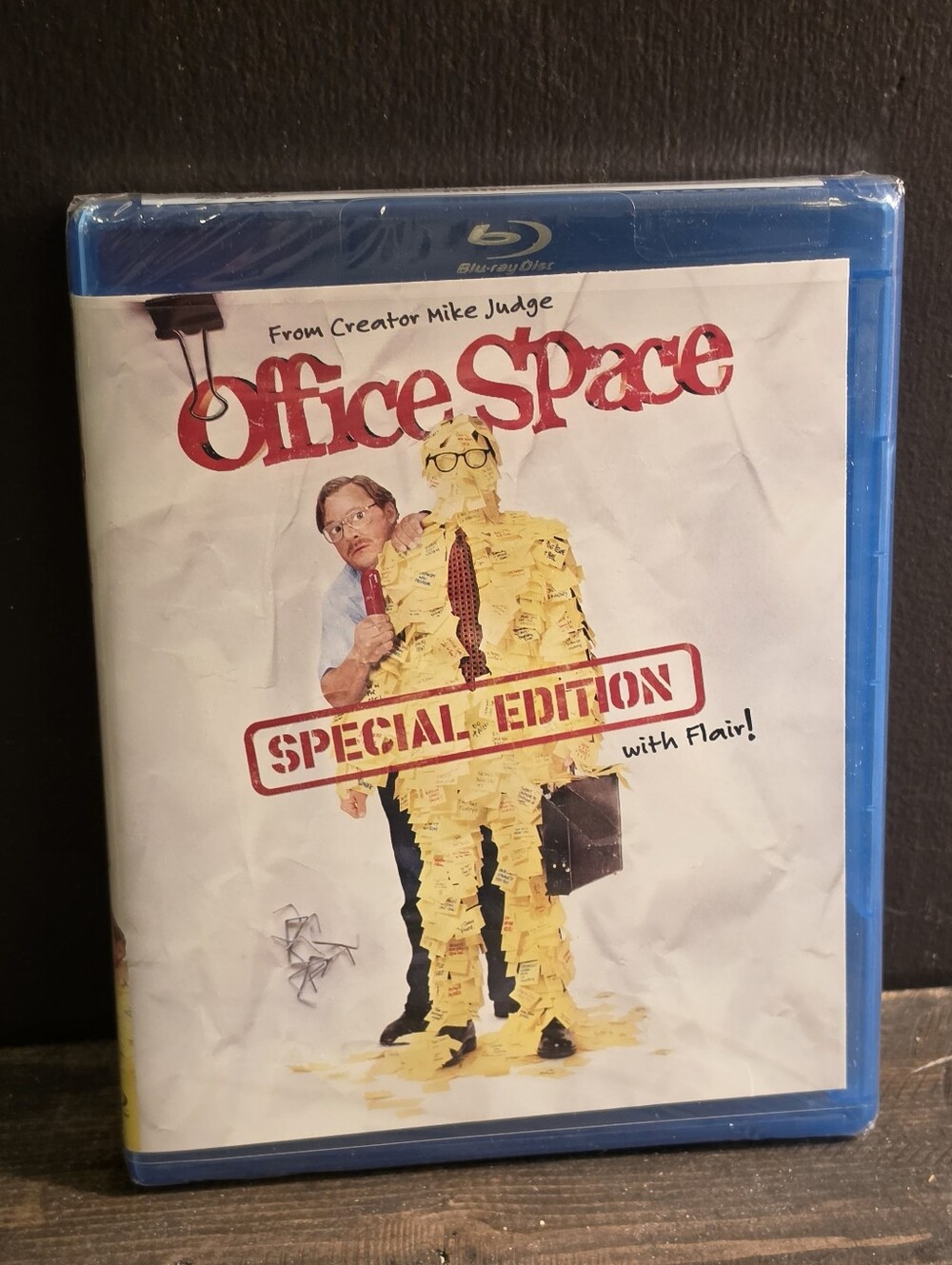 Office Space Blu-ray Special Edition with Flair Mike Judge RARE Brand New Sealed